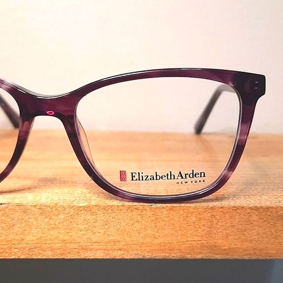 NEW Elizabeth Arden Eyeglass Frame, Prescription-ready PURPLE glasses 52-16-140 - Picture 3 of 5